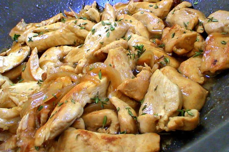 Emincé de Poulet