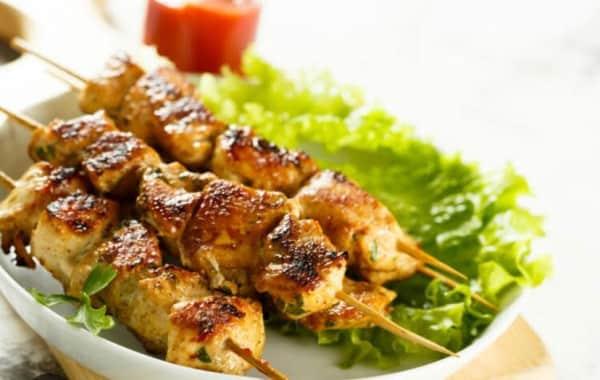 200gr De Dinde Brochette Grillée Au Charbon