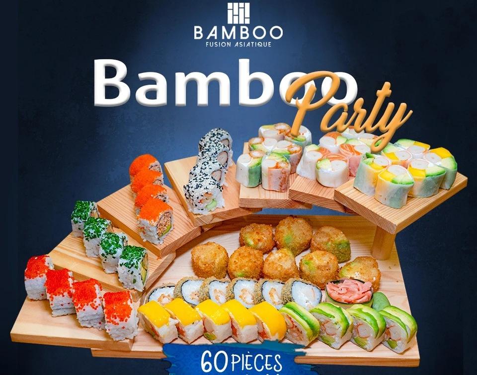 Bamboo party - 60 Pièces