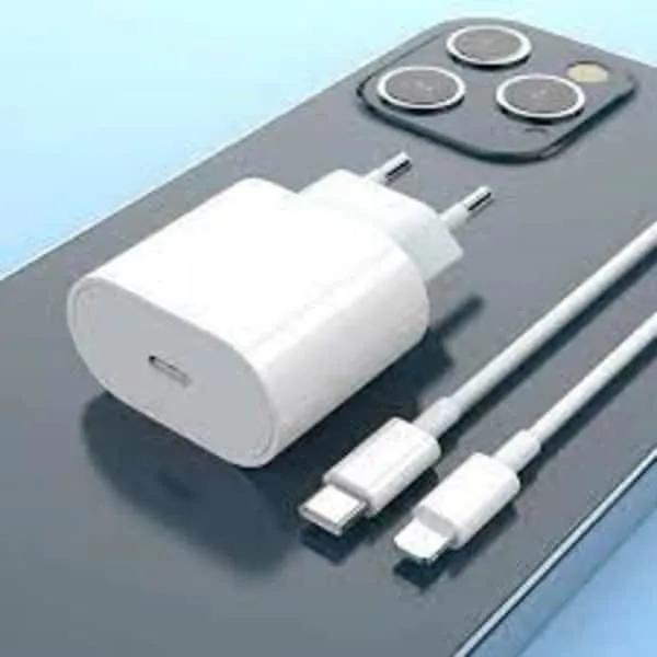 Chargeur Rapide 20W + Cable USB-C Lightning
