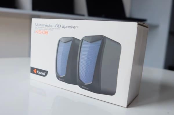 Haut-parleurs Kisonli avec haut-parleur PC alimenté par USB