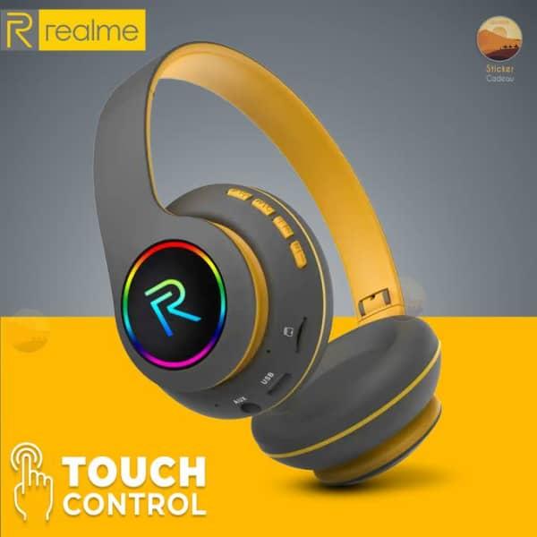 realme Casque Bluetooth sans fil Casque sans fil avec un son super profond