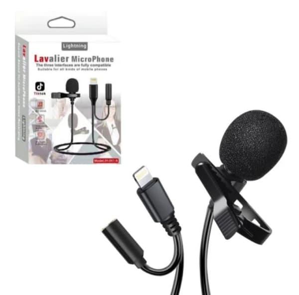 Microphone cravate pour iPhone iPad iOS Hifi