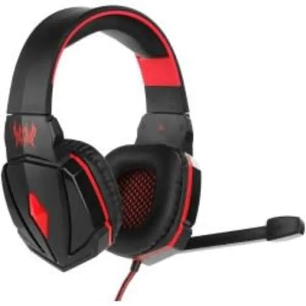 Casque de casque de jeu stéréo Bandeau avec contrôle du volume du micro LED pour PC Gamer, longueur du câble: environ 2,2 m
