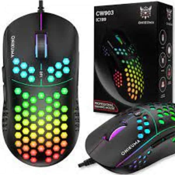 Souris de jeu filaire USB optique CW903