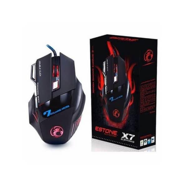 ouris Gaming X7 2400 DPI LED Optique Filaire Câble Gamer Ordinateur Souris