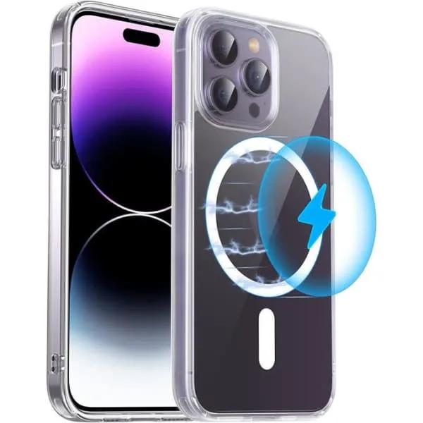 Coque iPhone 14 Pro Max MagSafe transparente