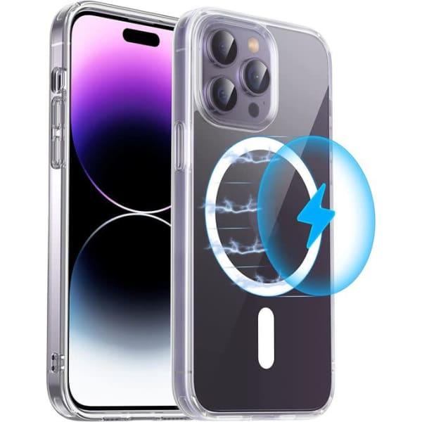 Coque iPhone 14 Pro MagSafe transparente