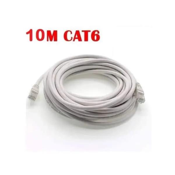 10 Mètre Câble Réseau 1000Mbps Internet pour Modem Routeur Ordinateur
