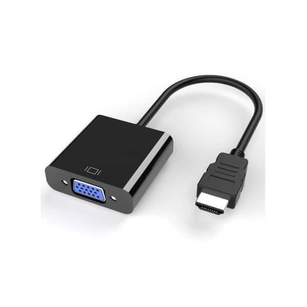 Adaptateur HDMI vers VGA 1080P, Convertisseur HDMI Mâle à VGA Femelle