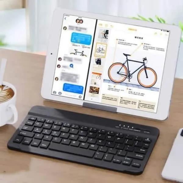 Clavier Bluetooth intelligent sans fil (8) Compatible avec tous les appareils avec Bluetooth