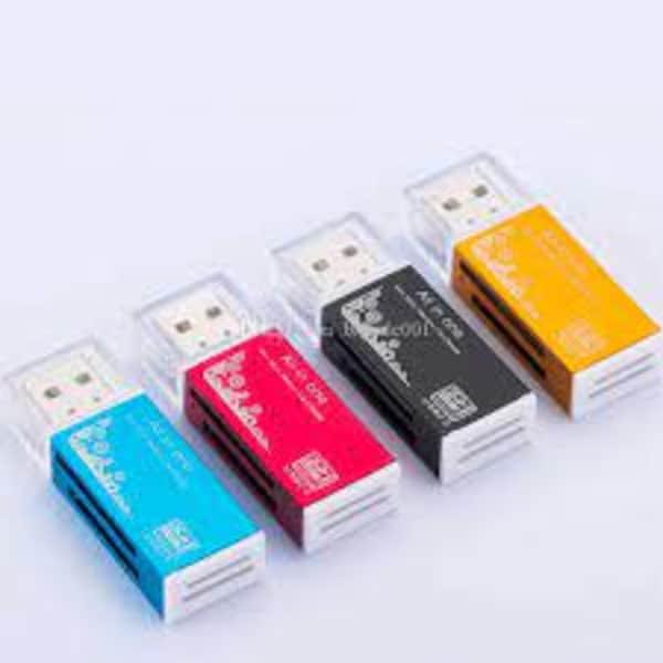 Lecteur De Carte Multi En 1 Mémoire Sd Pour Memory Stick Pro Duo, Micro Sd, Tf, M2, Mmc, Sdhc