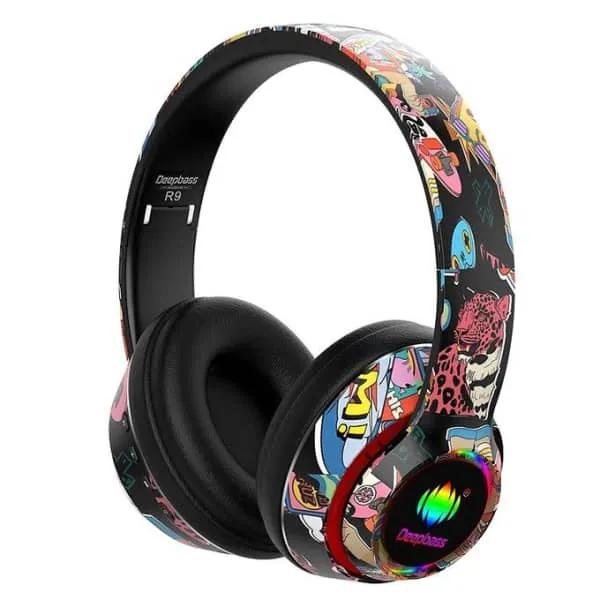 casque Bluetooth Music-TSuppor TF Card-FM-Audio input GRB