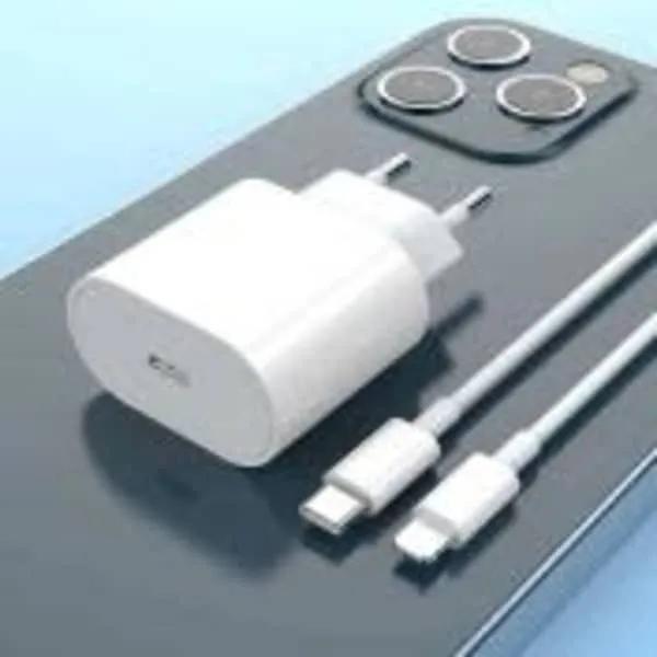 Chargeur iPhone Type C - Compatible avec Tous iPhone  Prise+Cable 20W