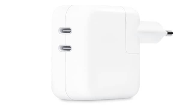 Adaptateur secteur double port USB-C 35 W