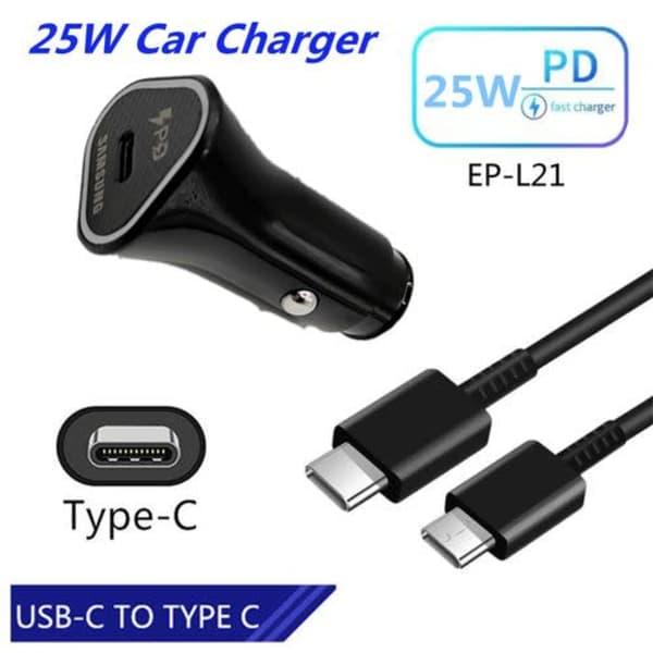 Chargeur de voiture rapide de type C