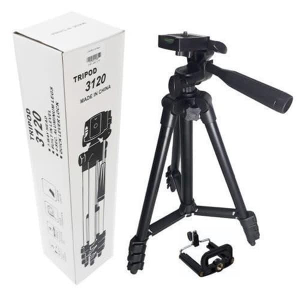 tripod Support 3120 pour camera et telephone en aluminium