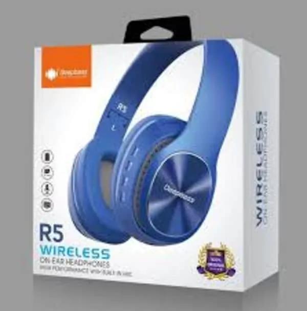 Casque écouteurs  R5 Sans Fil - Bleu