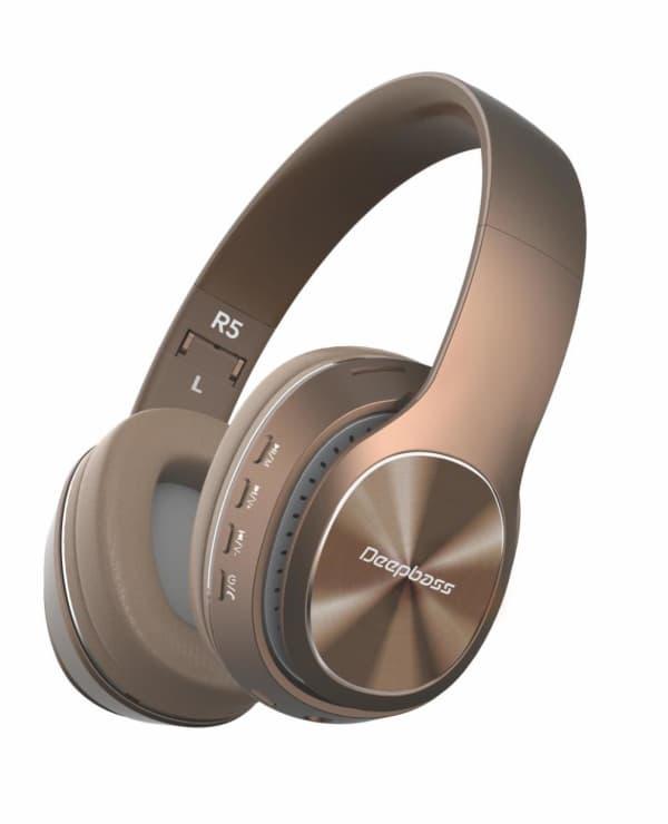 Casque écouteurs R5 Sans Fil - Marron