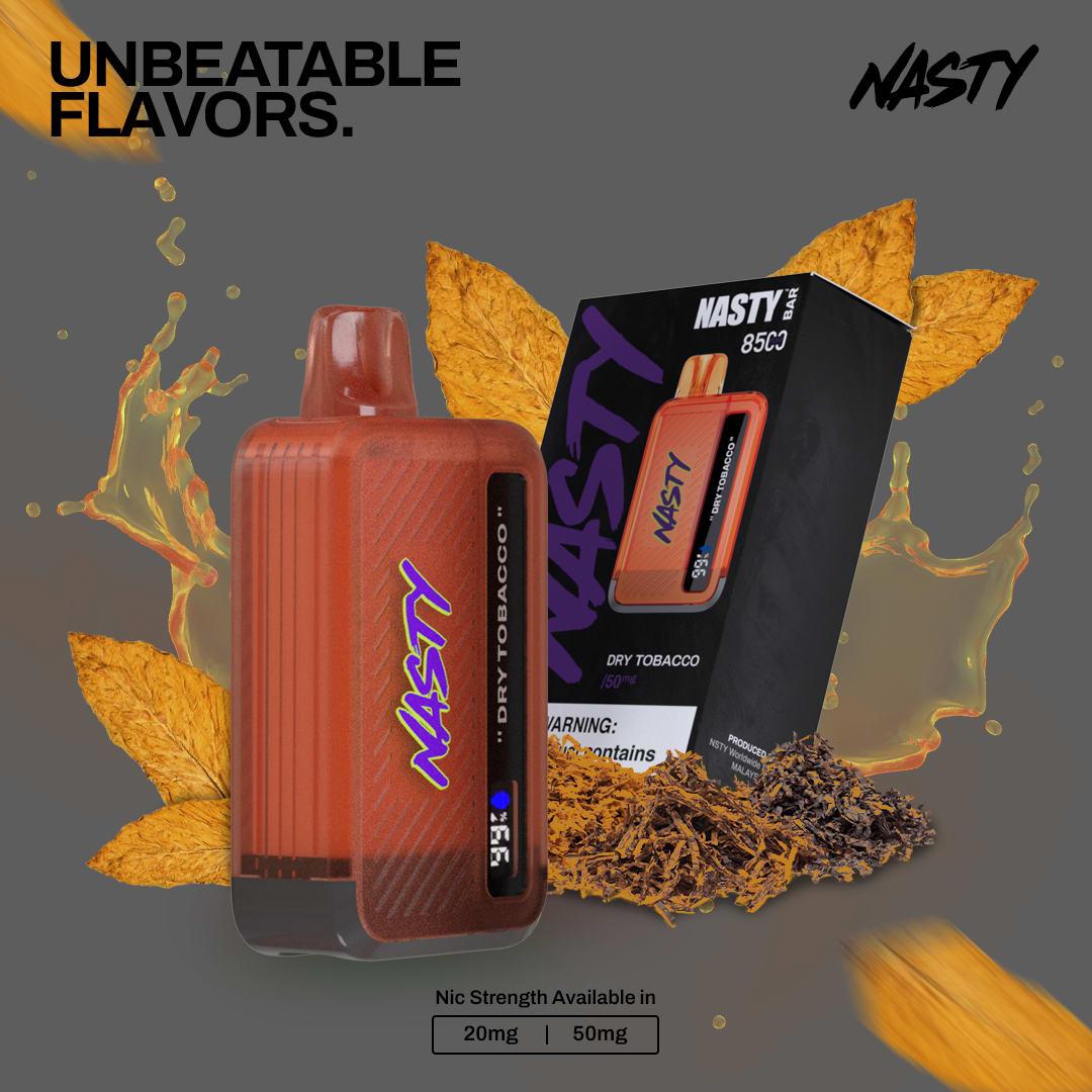 Nasty 8500 - Dry Tobacco 2%