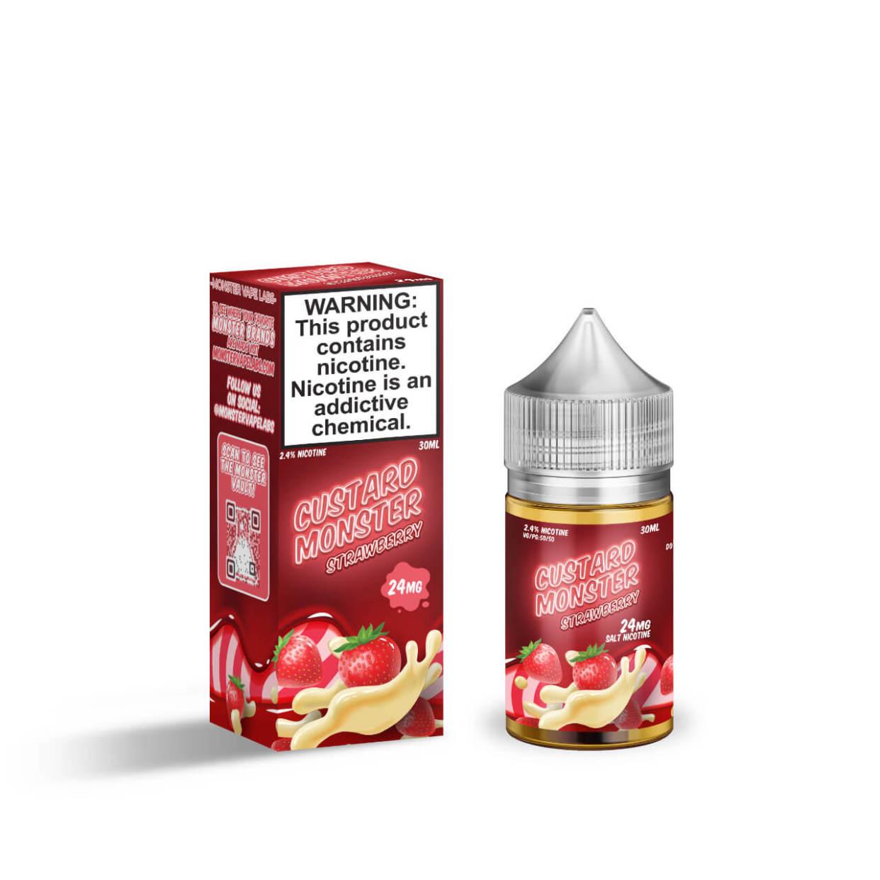 Custard Monster - Strawberry 30ml/48mg