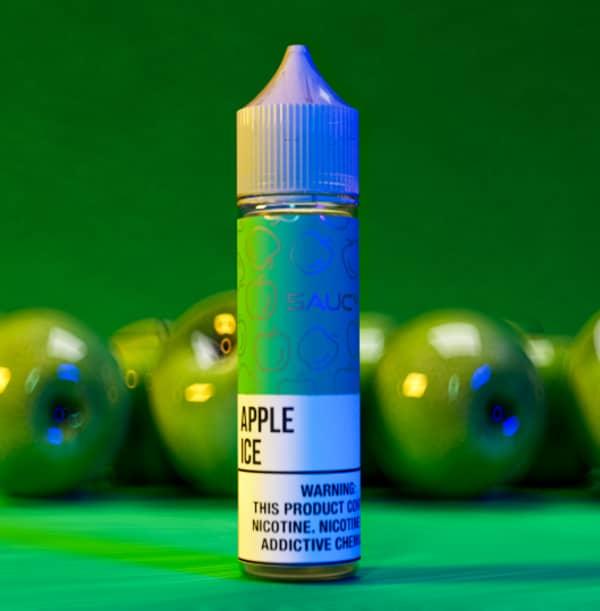 E-Liquid Saucy - 60 ml Apple Ice 3mg