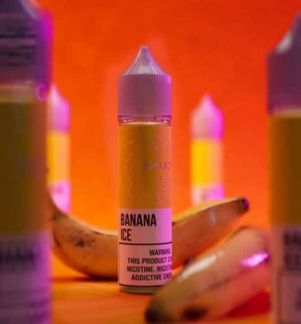 E-Liquid Saucy - 60 ml Banana Ice 3mg