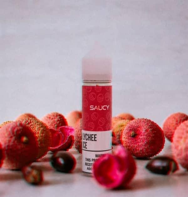 E-Liquid Saucy - 60 ml Lychee Ice 3mg