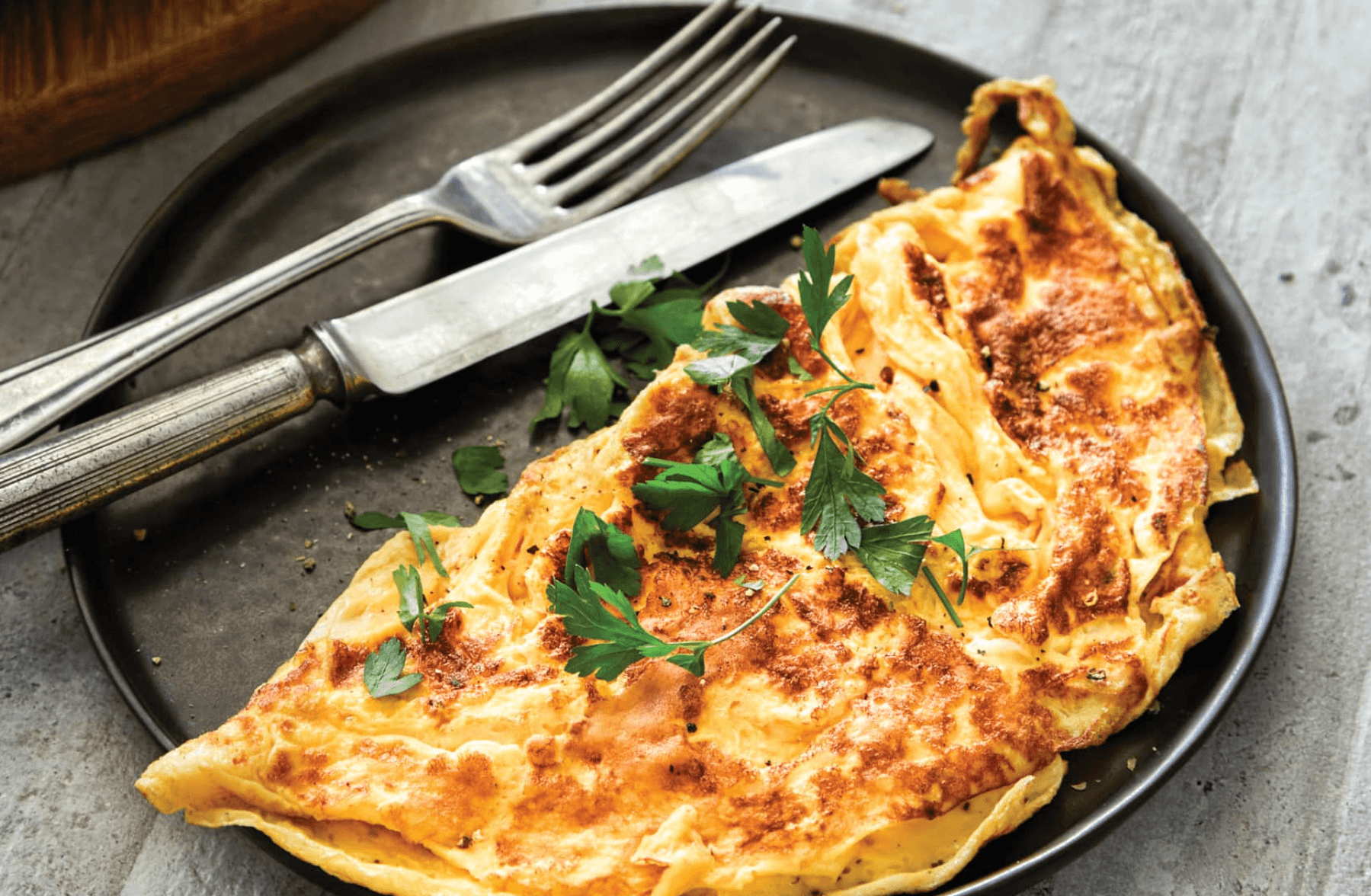 Omelette Jambon Fromage