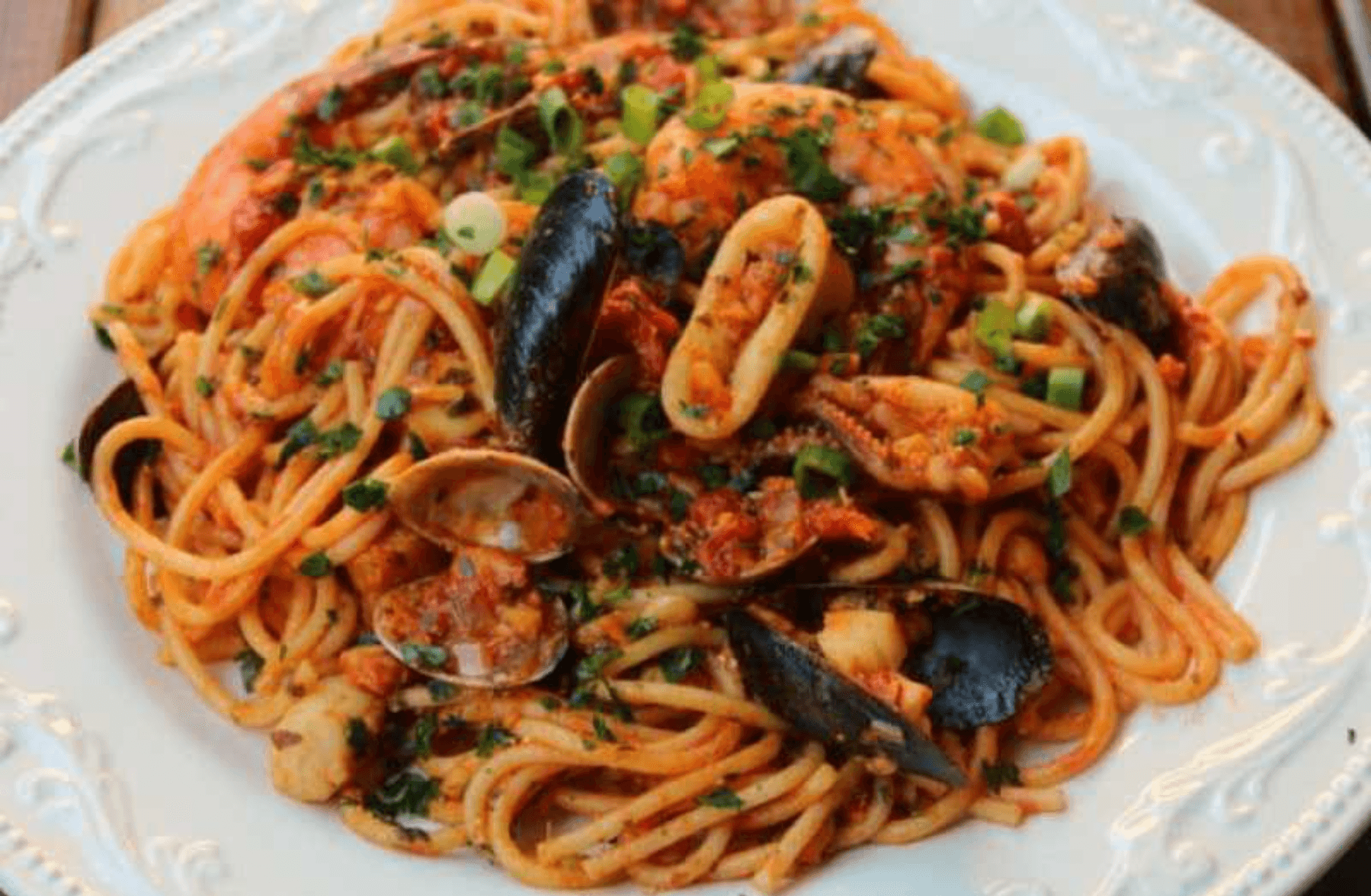 Spaghetti  aux Fruits de Mer