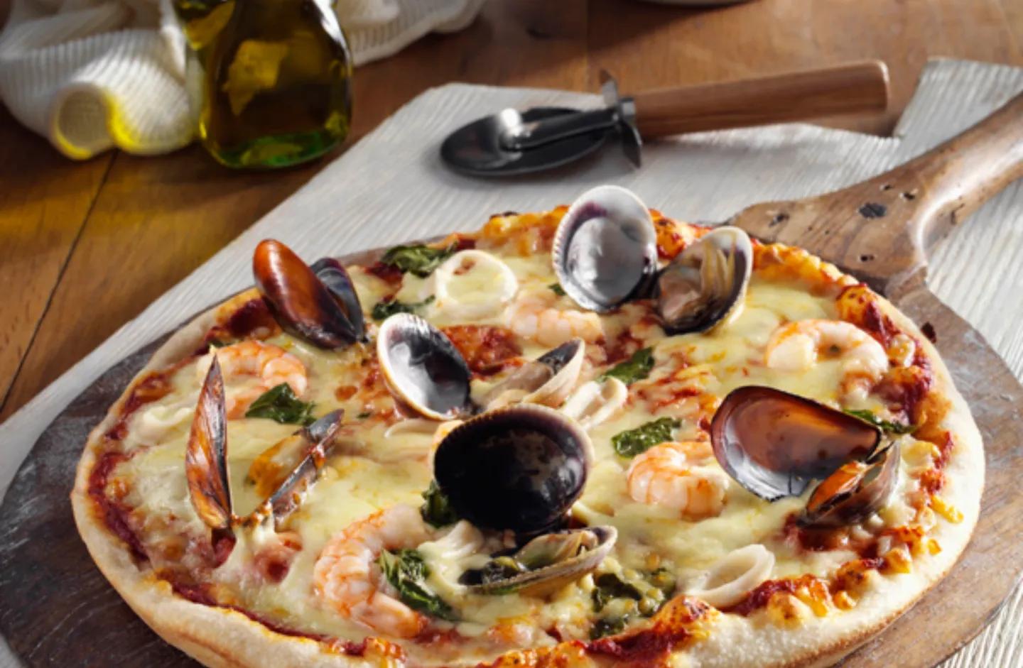 Pizza aux Fruits de Mer