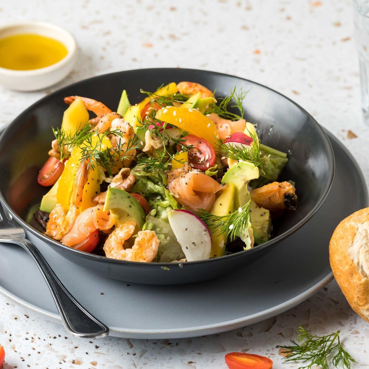 Salade Fraicheur Aux Gambas