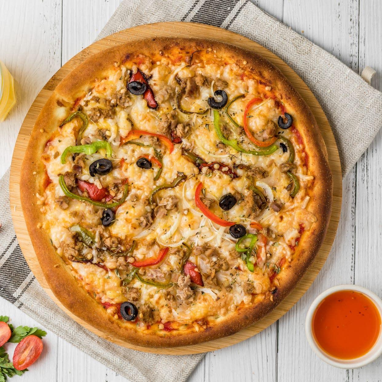 Pizza Al tonno e capperi