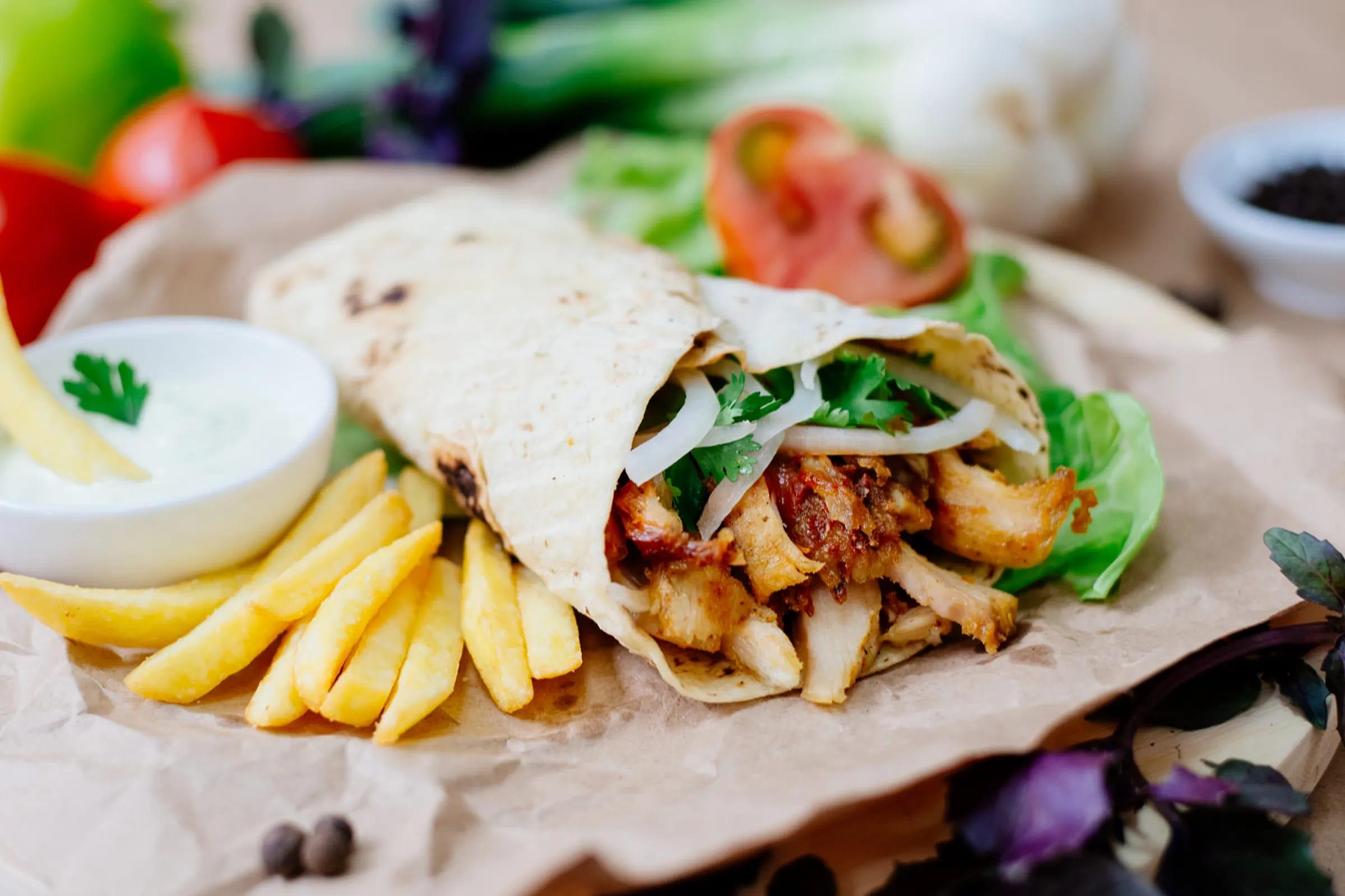 Shawarma Junior + Frites