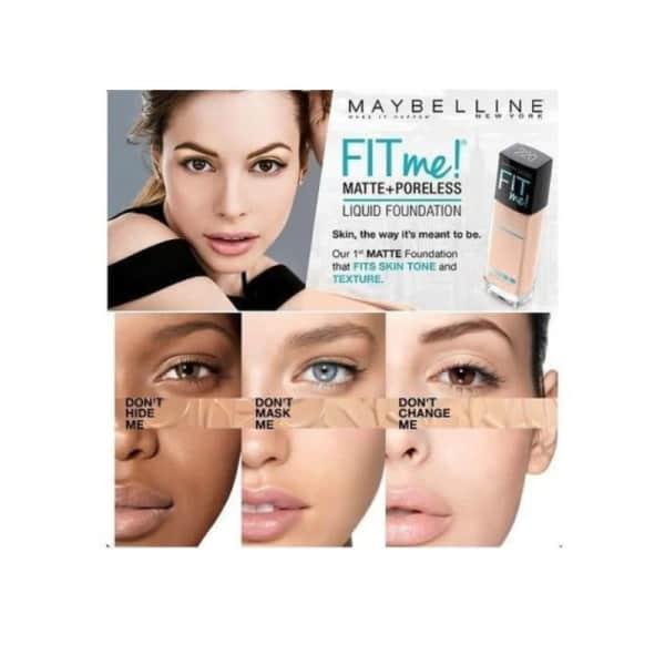 MAYBELLINE-fit me matte+poreless liquid foundation