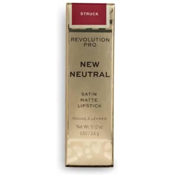 REVOLUTION pro - new neutral satin matte lipstick struck