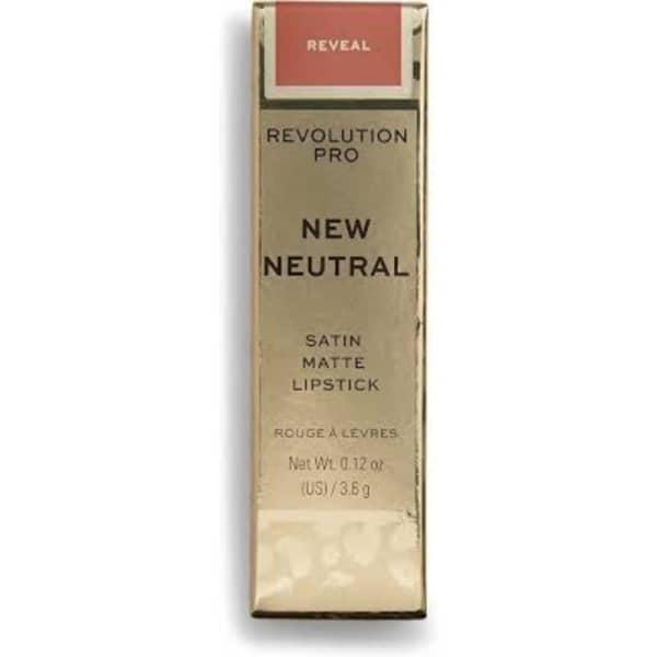 REVOLUTION pro - new neutral satin matte lipstick reveal