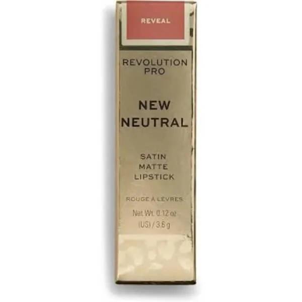 REVOLUTION pro - new neutral satin matte lipstick reveal