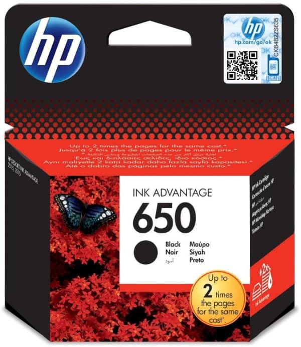 HP 650 Cartouche Noir (Cz101ae)