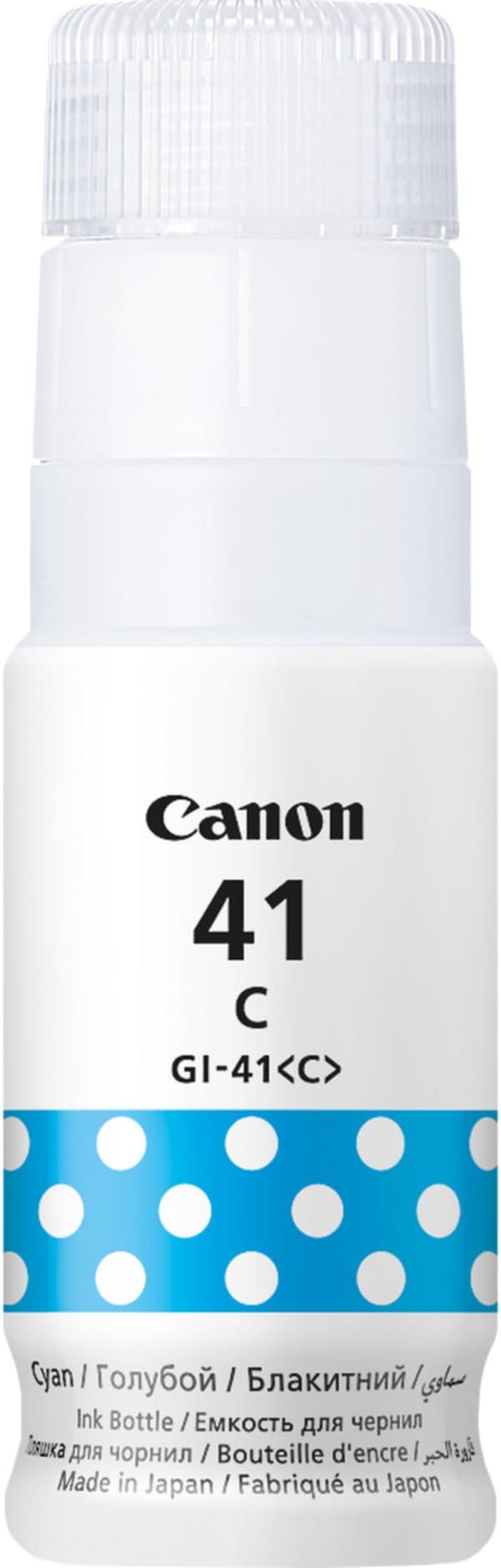 Bouteille D'encre D'origine Canon Gi-41 Cyan