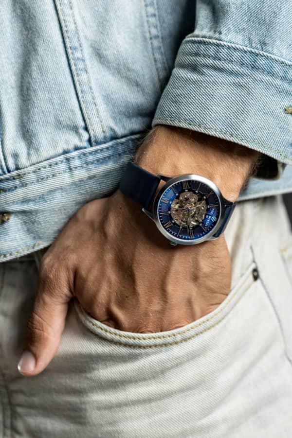 Montre automatique Paul McNeal en cuir Dignity