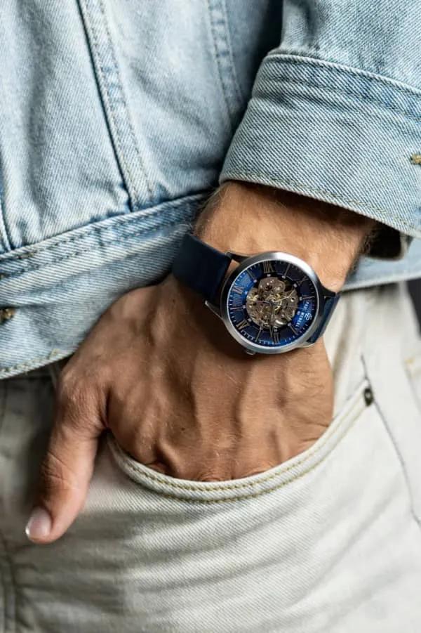 Montre automatique Paul McNeal en cuir Dignity