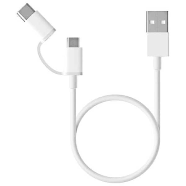 Mi 2-In-1 USB Cable (Micro USB To Type C) 100cm