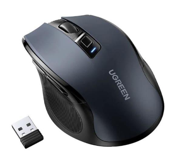Souris sans fil Ugreen Design Ergonomique Noir