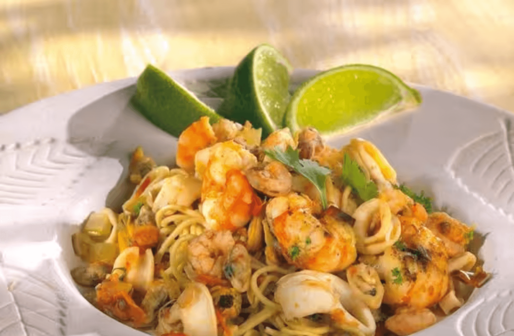 Nouilles Fruits De Mer