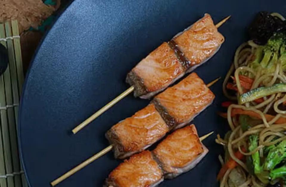 Brochettes Saumon