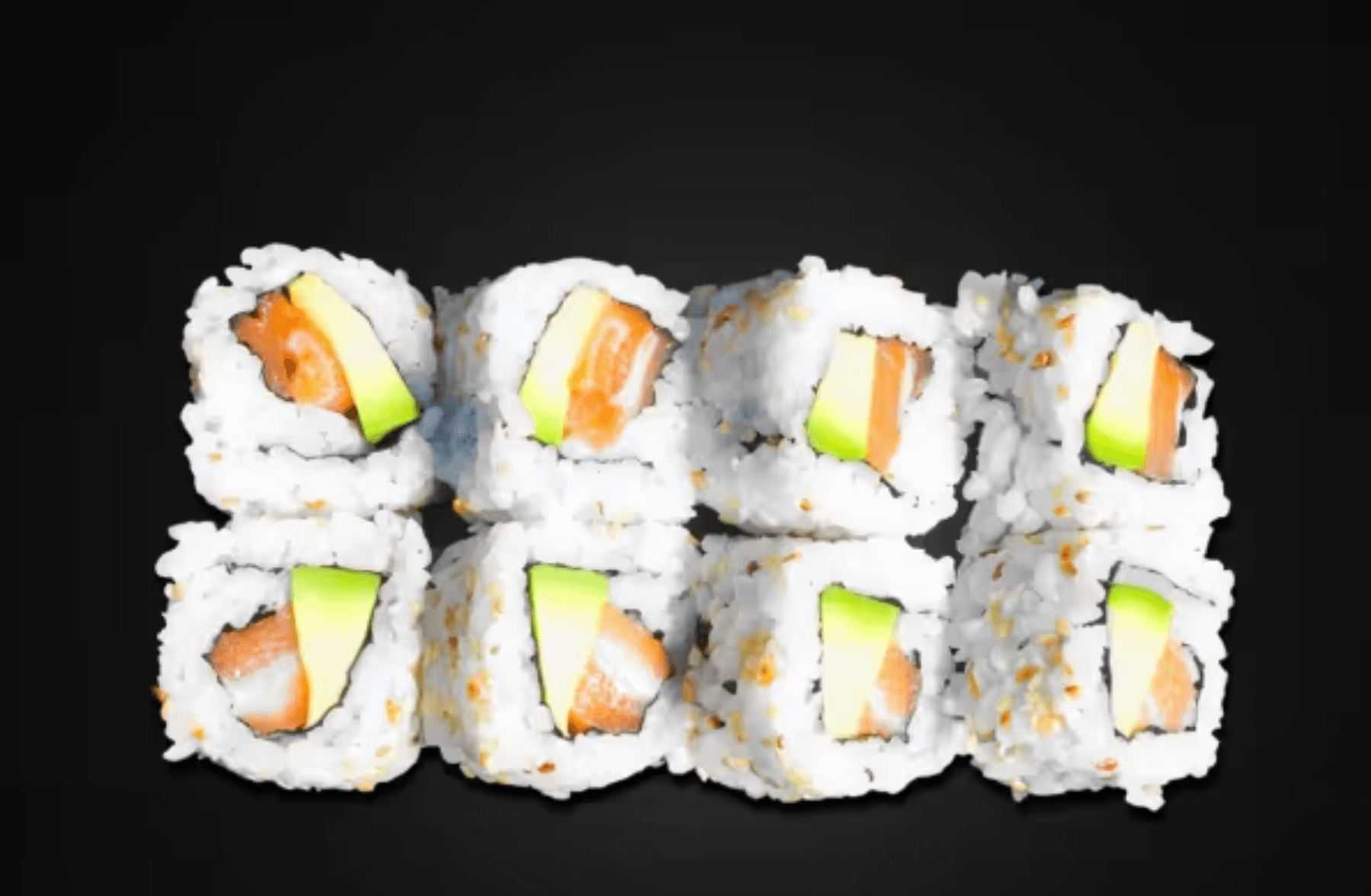 Maki Saumon Et Avocat-8 Pièces