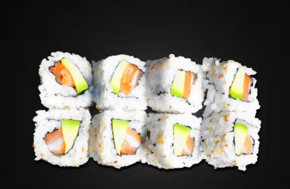 Maki Saumon Et Avocat-8 Pièces