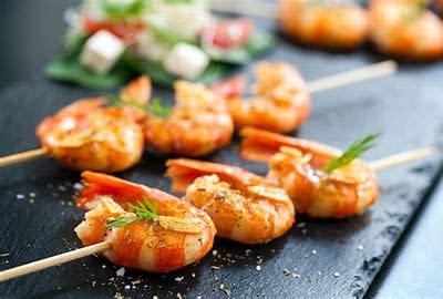 Brochettes De Crevettes