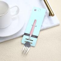 Spanish pink No. 2 fork spoon